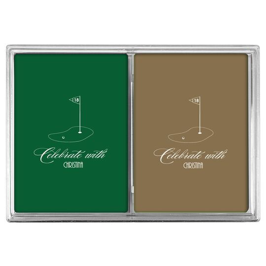 18th Hole Double Deck Playing Cards